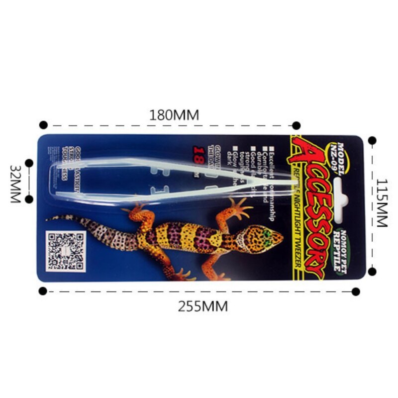 Lichtgevende Huisdier Tang Pincet Voeden Tang Voor Reptiel Slang Lizard Spider Amfibieën Slang Schildpad Cricket Voeden Benodigdheden