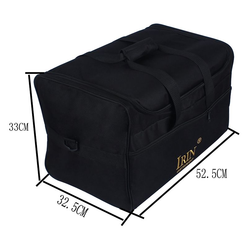 ABDB-IRIN Standard Adult Cajon Box Drum Bag Backpack Case 600D Cloth 5MM Cotton Padding with Carry Handle Shoulder Strap