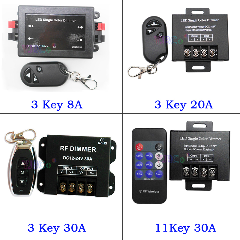 Klarlight 12V LED Dimmer Stepless LED Touch Dimmer met LED Touch Afstandsbediening RF Dimmer Control 12V 24V Draadloze Touch Dimmer voor Alle Dimbare LED Lampen Draadloze Schakelaar Klarlight 12V LED Dimmer Stepless LED Touch Dimmer met LED Touch Afstandsbediening RF Dimmer Control 12V 24V Draadloze Touch Dimmer voor Alle Dimbare LED Lampen Draadloze Schakelaar