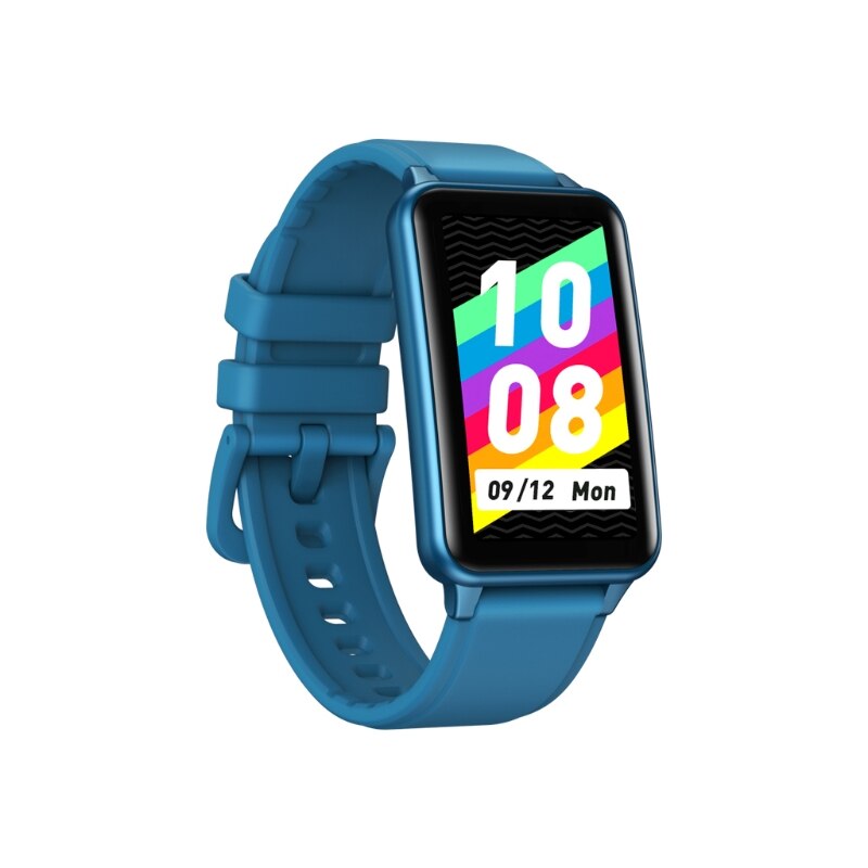 Zeblaze – montre connectée Meteor, moniteur d'activité physique, de pression artérielle et de fréquence cardiaque, rappel de sédentarité: Blue