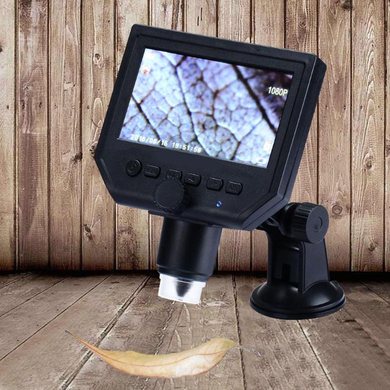 G600 600X Digital Microscope 4.3Inch HD OLED Display microscope with LED Light Soldering Microscope Phone Repair Magnifier