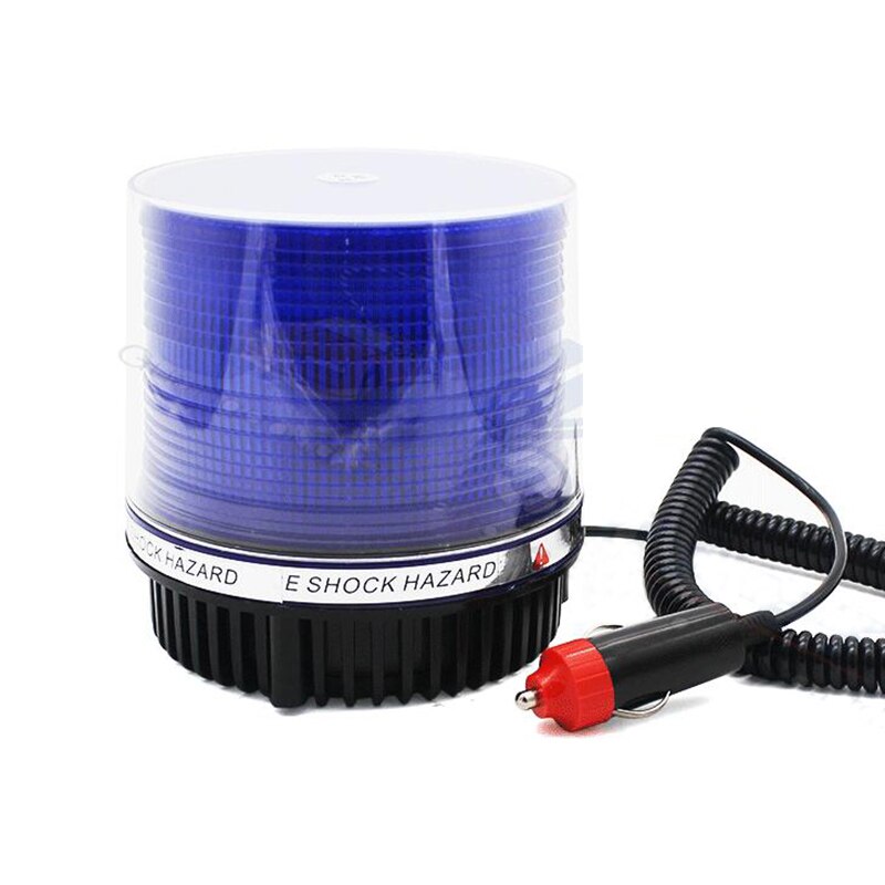 Stroboskop varningsljus varningsblixt beacon nödsignal led varningsljus bil roterande trafik säkerhetsljus magnet takbox: Blå