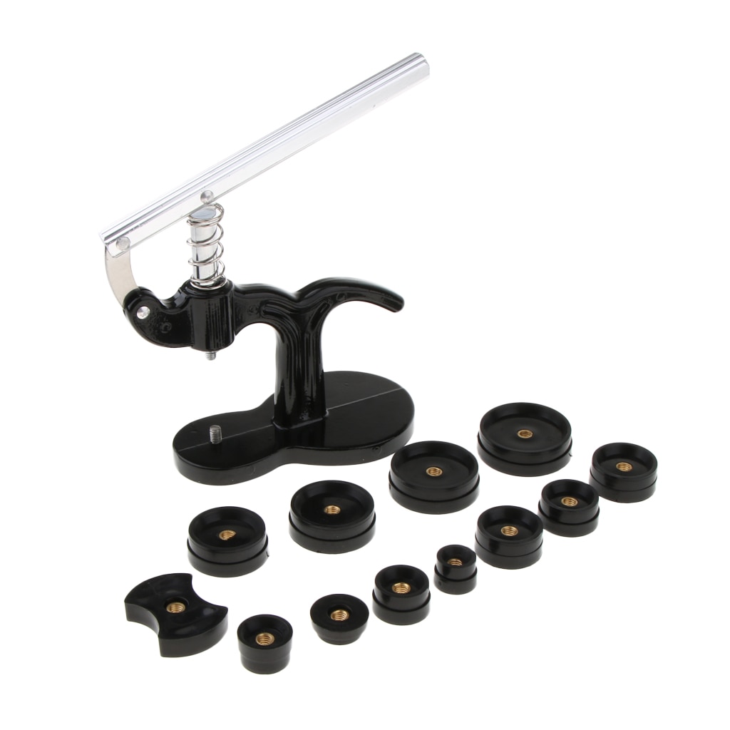 Watch Press Set / Watch Case Closer with 12 Dies Watch Repair Tool Kit, Perfect Kit Watchmaker