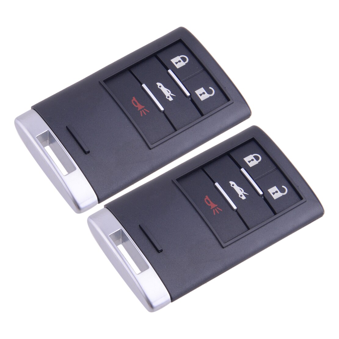 2Pcs M3N5WY7777A 4 Button Car Remote Key Fob Shell Case Fit For Chevrolet Corvette Cadillac XLR Accessories