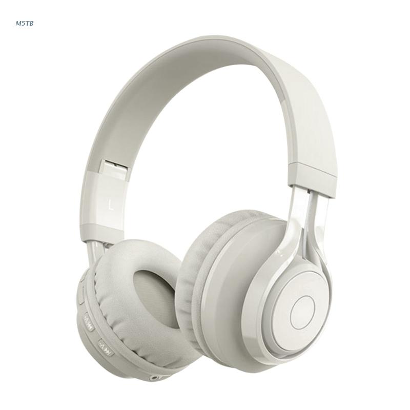 Kids Headphones Blue-tooth Wireless Volume Limited Childrens for Boys Girls M5TB