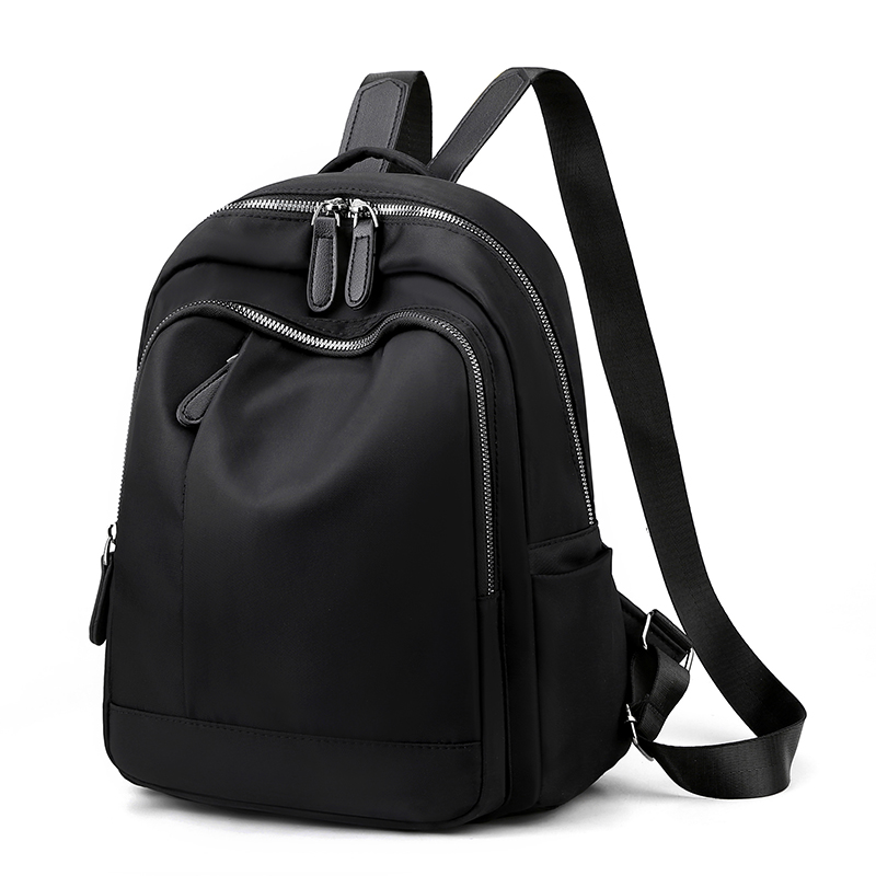 Fashionable backpack, large capacity travel bag with practical pockets - handbag, zipper closure