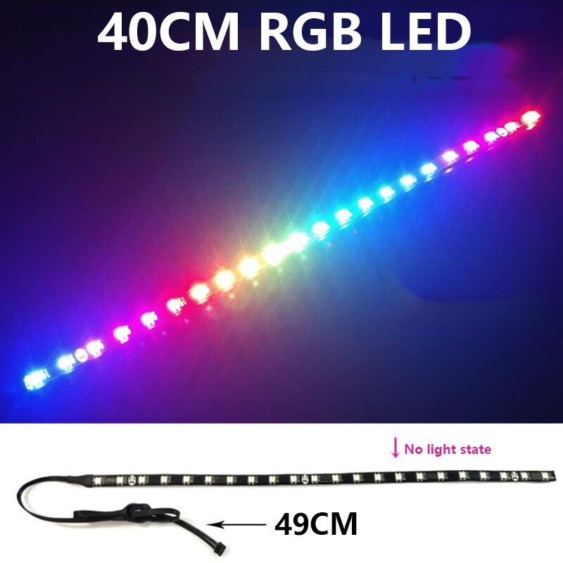 RGB LED Strip Chassis Light Water Cooler Custom Computer Light Luminous Light Magnetic Lamp PC Decoration For PC RGB controller: 40CM LED