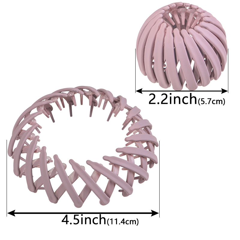 1 Pc/4 Stuks/7 Stuks Mode Vogelnest Haar Clips Voor Vrouwen Matte Haar Klauw Clips paardenstaart Haaraccessoires Voor Vrouwen Meisjes