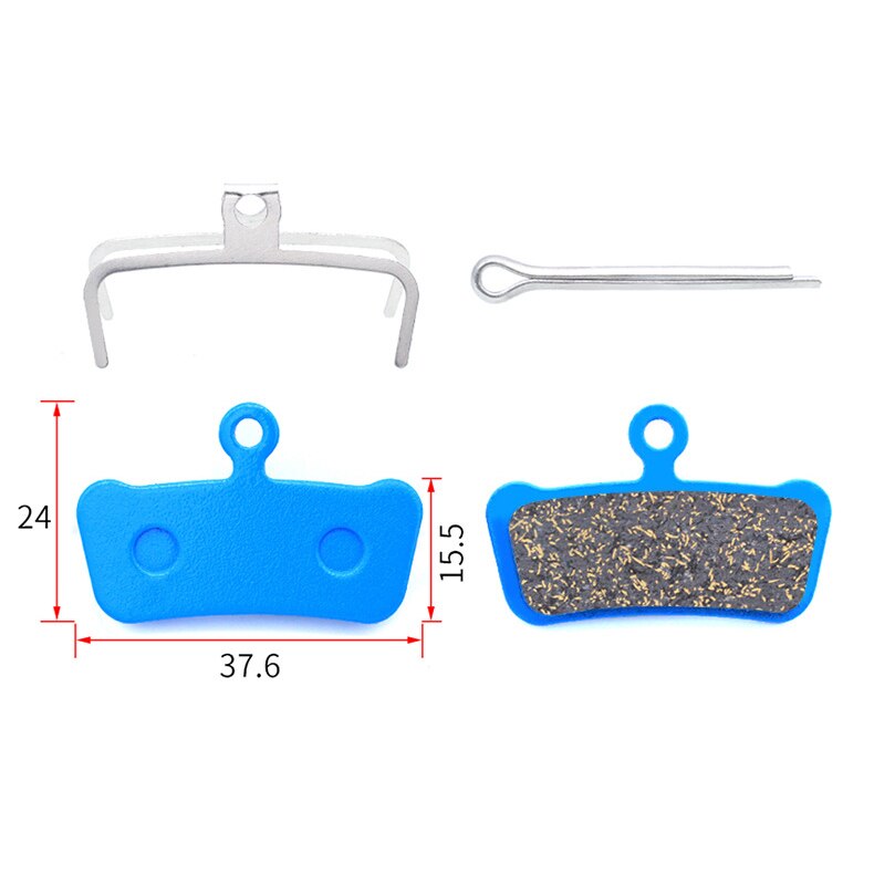 4 Pairs Bicycle Brake Pads for SRAM Avid X0 Trail for SRAM Guide R RS RSC MTB Mountain Bike Disc Brake: Blue