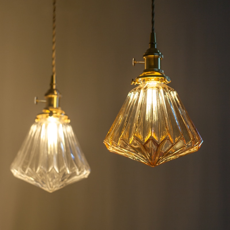Glas Hanglamp Nordic Hanglamp Koper Lamp Messing Creatieve Minimalistische E27 Transparante Lampenkap Voor Restaurant Licht