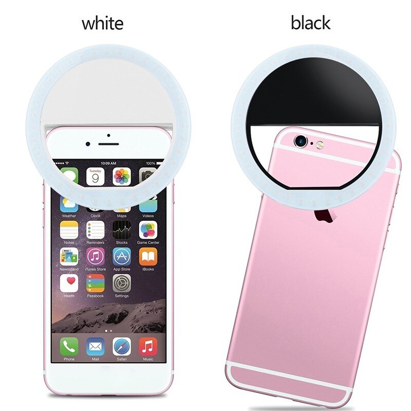 Selfie LED Ring Blitz hell Tragbare praktisch 36 LEDS Selfie Lampe Leucht Makro Füllen Licht HD Handy, Mobiltelefon Objektiv Für iphone