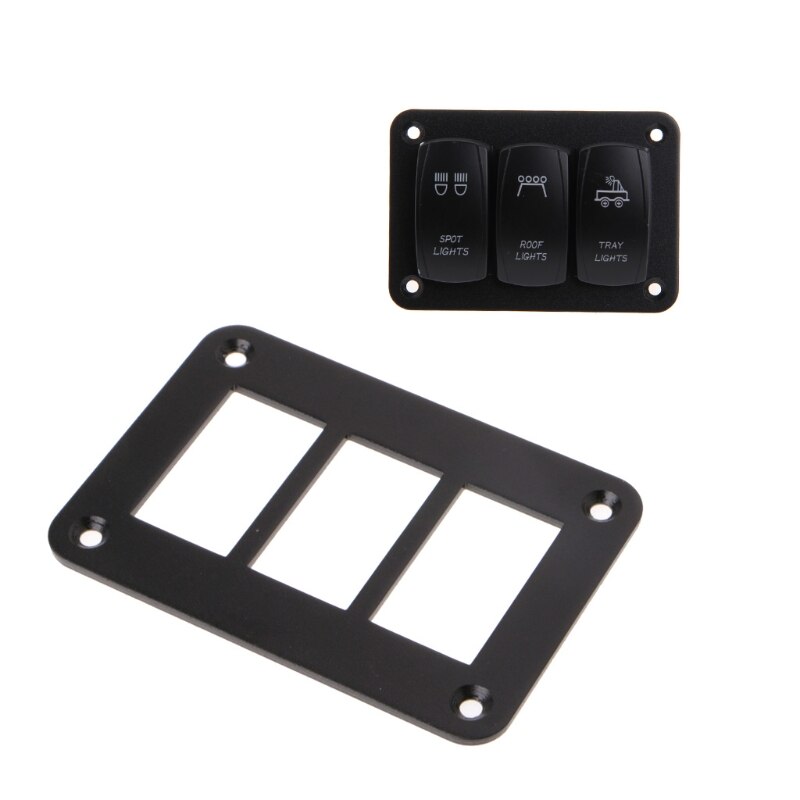 2/3/4/5 -veis bil vippebryter panel husholder aluminium for carling båt type bildeler brytere deler tilbehør