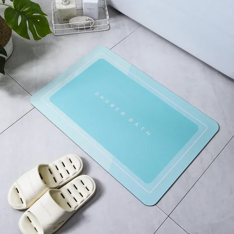 Saugfähige Badezimmer-Badematte, rutschfester Teppich, schnell trocknende Badematten, Küche, Eingang, Fußmatten, Heim-Fußmatt, Badewannen-Teppich: Gelb / 400MMx600MM