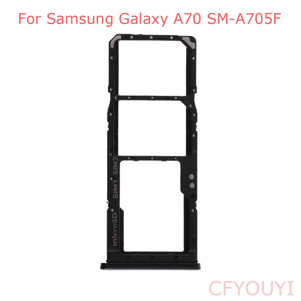 Sim + Micro Sd Card Tray Holder Slot Voor Samsung Galaxy A70 A705