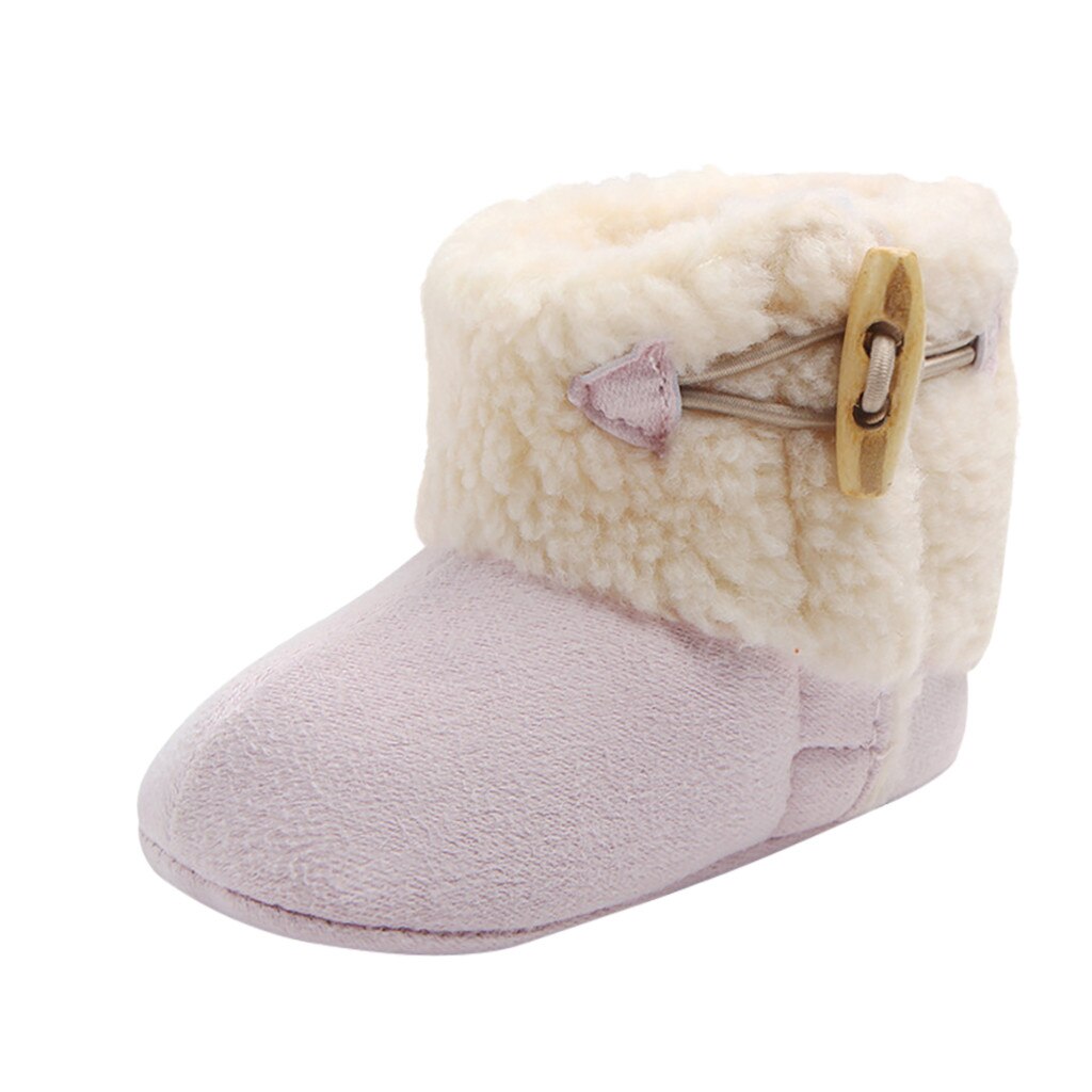 baby shoes winter outdoor Snow Boots For Baby Girl Boy Baby Shoes toddler First Walkers Warmer girl boots zapatos bebes: Pink / 4.5