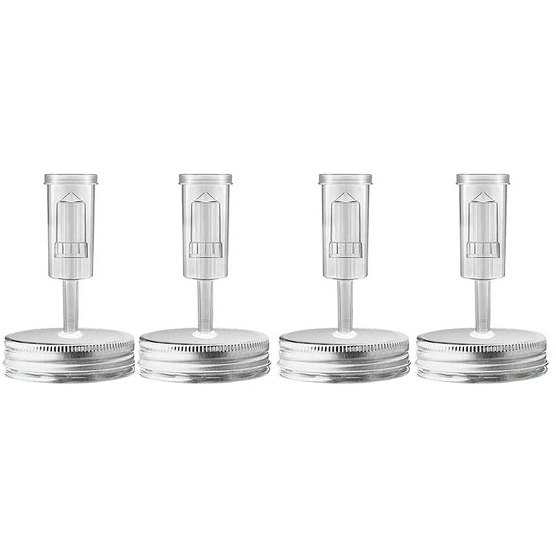 Wide Mouth Mason Jar Set Wirh Fermentation Lid and Airlock Household Kitchen Supplies