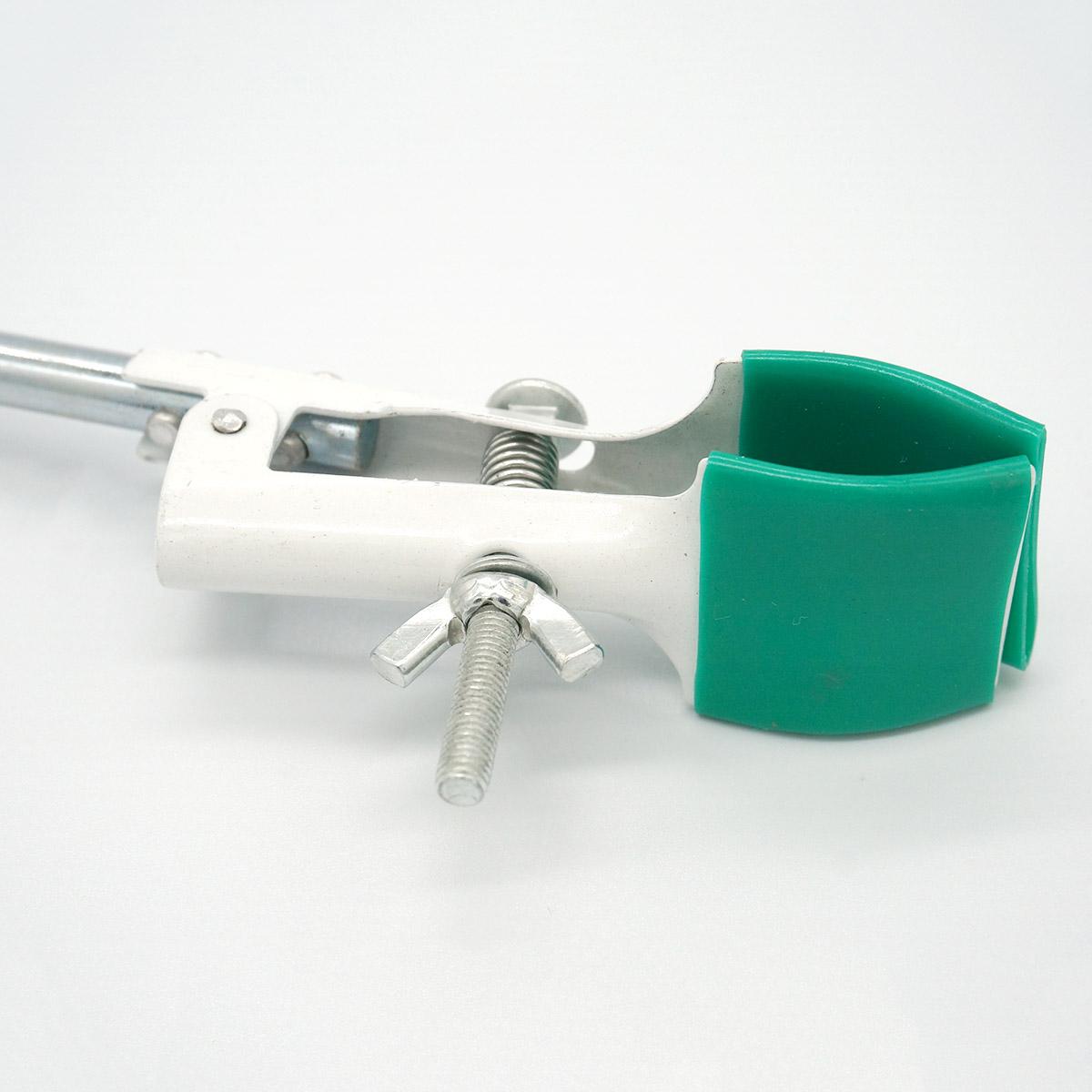 Soporte de hierro para matraz, abrazadera de extensión para soporte de retorta, retención de Clip de matraz, diámetro máximo de 50mm