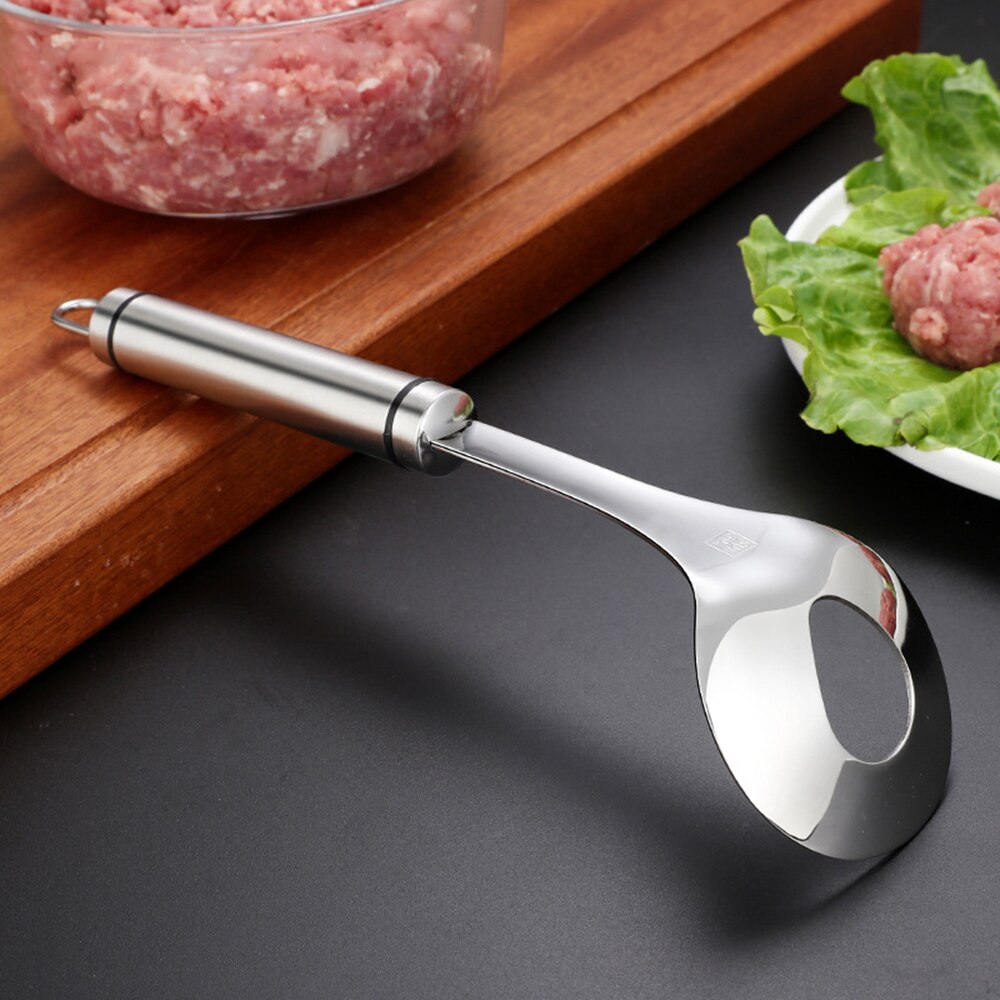 304 Stainless Steel Pressure Manual Meatballs Spoon Kitchen Gadgets Fish Shot Cooker Meatball Maker