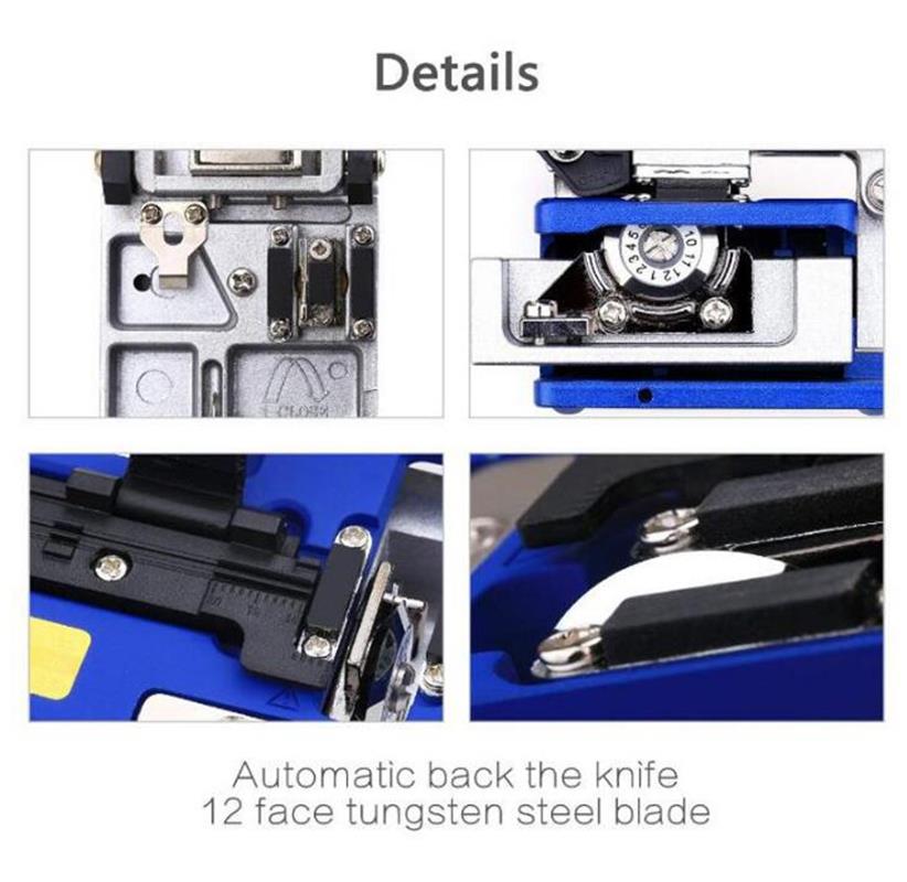 FTTH Fiber Optic Tool Kit mit FC-6S Fiber Cleaver und Faser Abisolieren zange zu Faser Kalten Verbindung