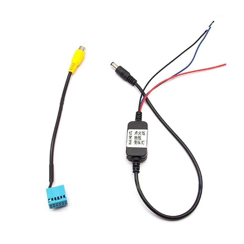 Cámara de visión trasera tipo RCA para coche Plus, relé temporizador, filtro de retardo para Cable de conversión MIB de 5 pulgadas, accesorios de repuesto: B