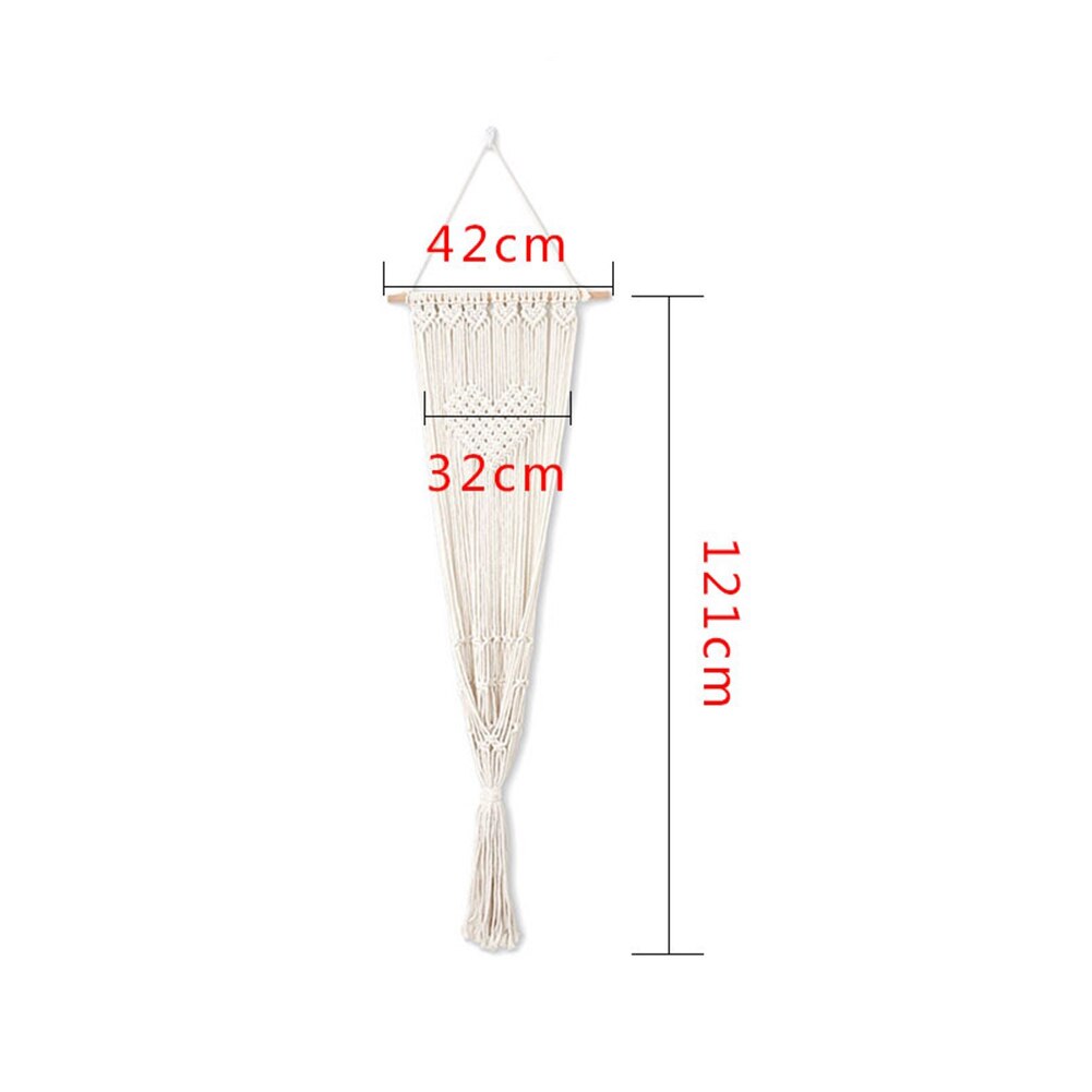 Merk handgeweven hangmand katoen huisdier nest kat hond hangmat draad speelgoed schommel bohemian wandhanger macramé: En