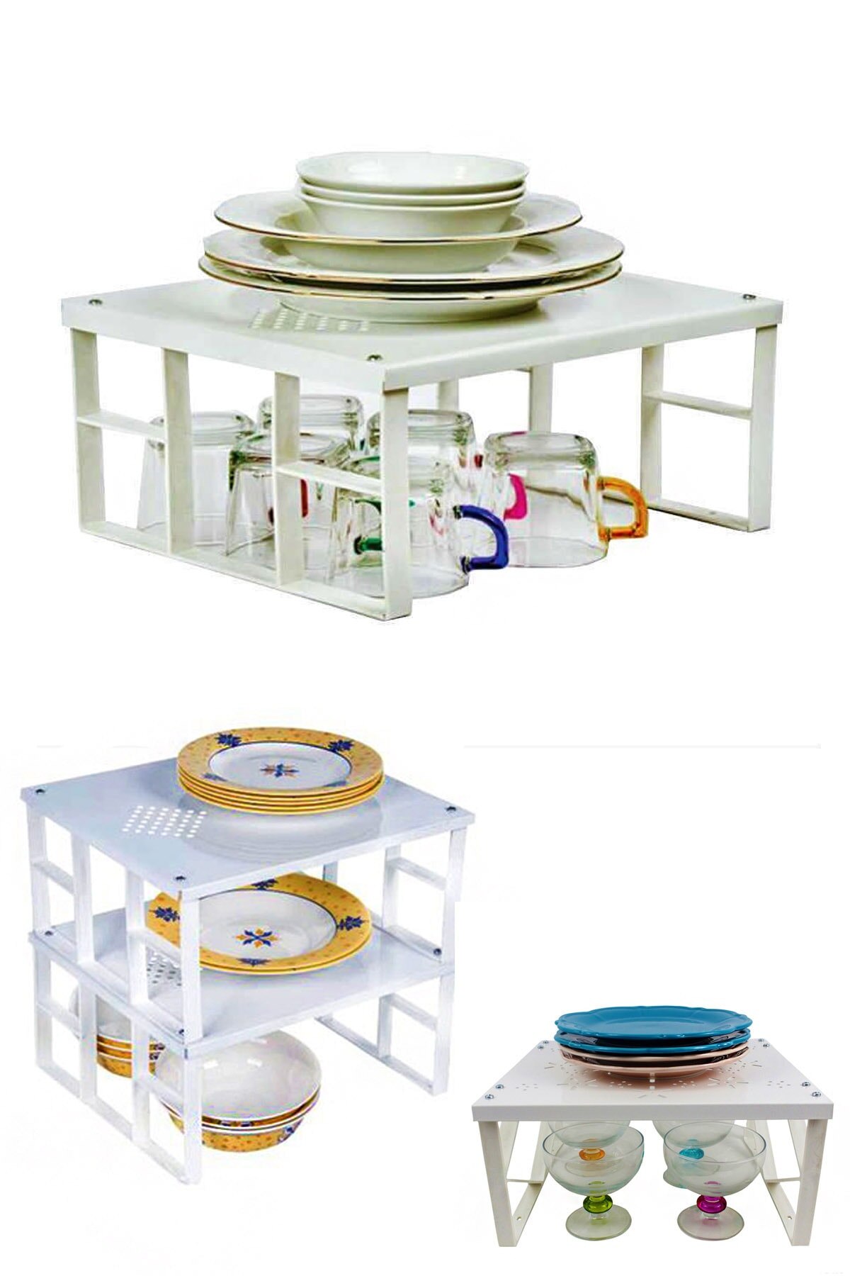 Kitchen Cabinet Shelf Organizer