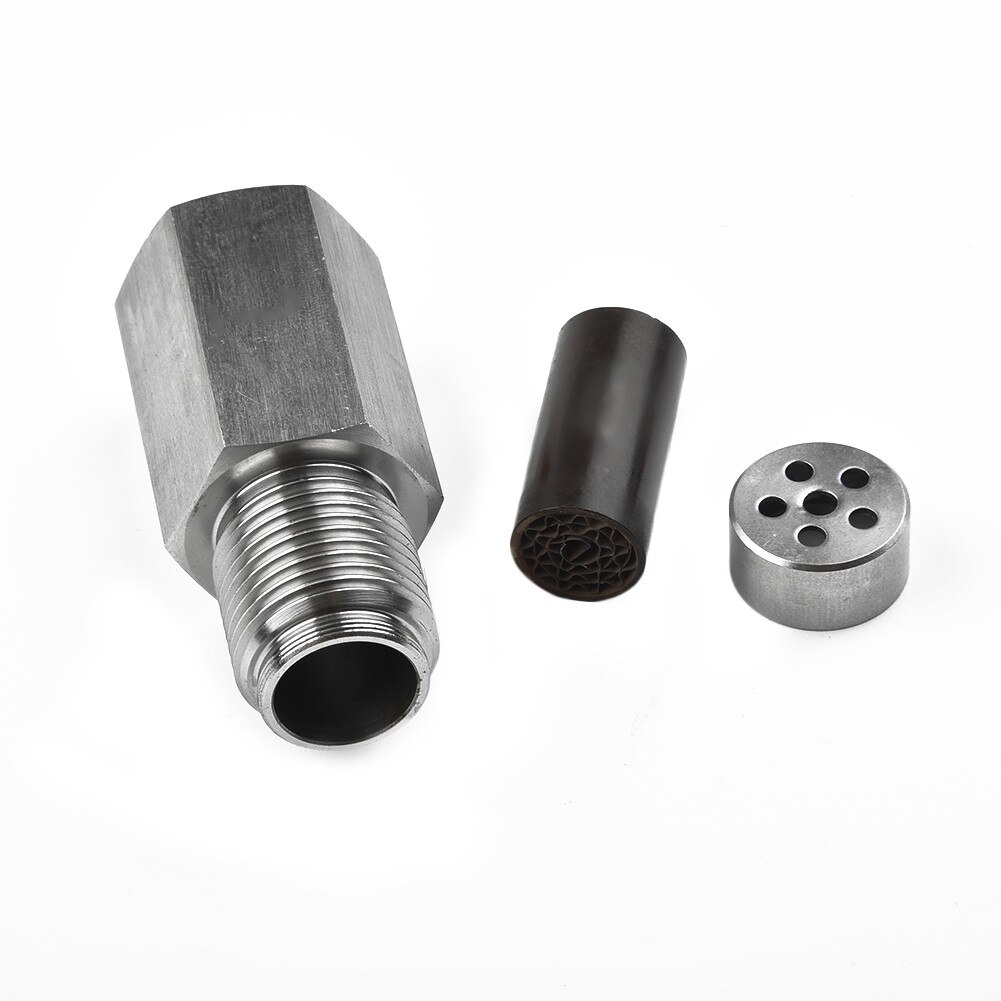 Universal- Mini Katalysator Mit Gebaut-in M18X 1,5 Katalysator 304 Edelstahl 6x 2,5x2,5 cm o2 Sensor