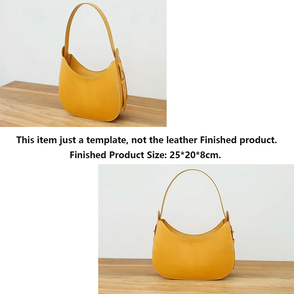 1set Diy Kraft Paper Material Template, Designing Paper Patterns For Shoulder Bags, Handbag Making Stencil Drawings Molds