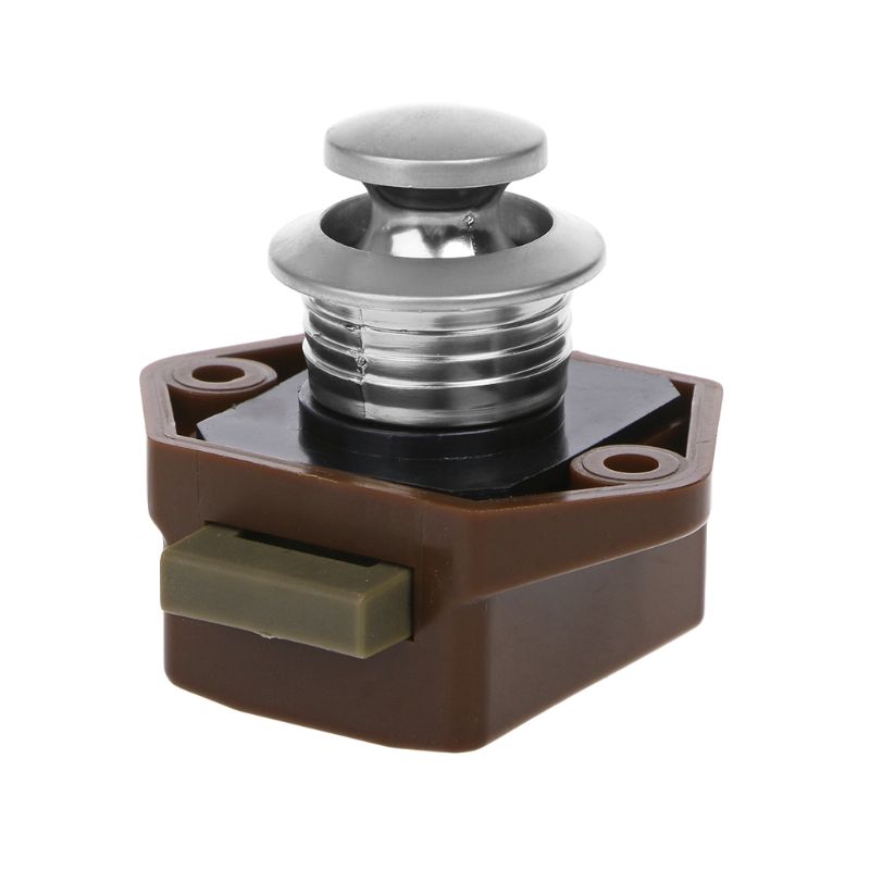 QM82 Meubelbeslag Mini Push Lock Knop Catch Lock Kast Deurknop voor RV Kast Lade fo