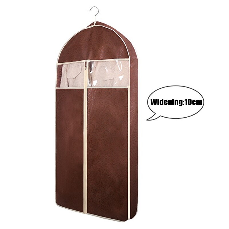 1Pc Huishoudelijke Stof Kleding Opbergtas Kleding Covers Jas Bont Kleding Stofkap Dikke Niet-geweven Stof Drie-Dimensionale: 3 / L