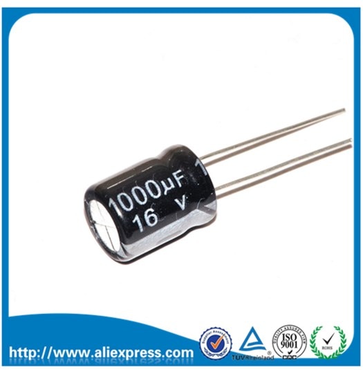 20 Stks 1000 UF 16 V 16 V 1000 UF Aluminium Elektrolytische Condensatoren Maat 8*16 MM 16 V/1000 UF Elektrolytische Condensator