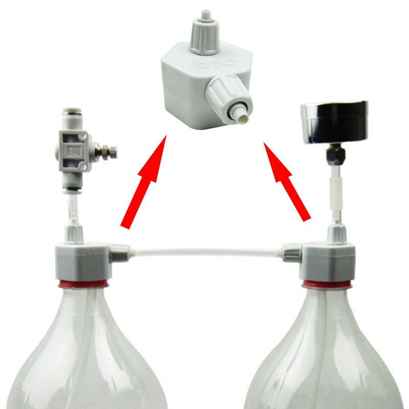 Aquarium CO2 Generator DIY Fish Tank Carbon Dioxide System Kit Regulator Accessories Carbonated Beverage Preservation Bottle Cap