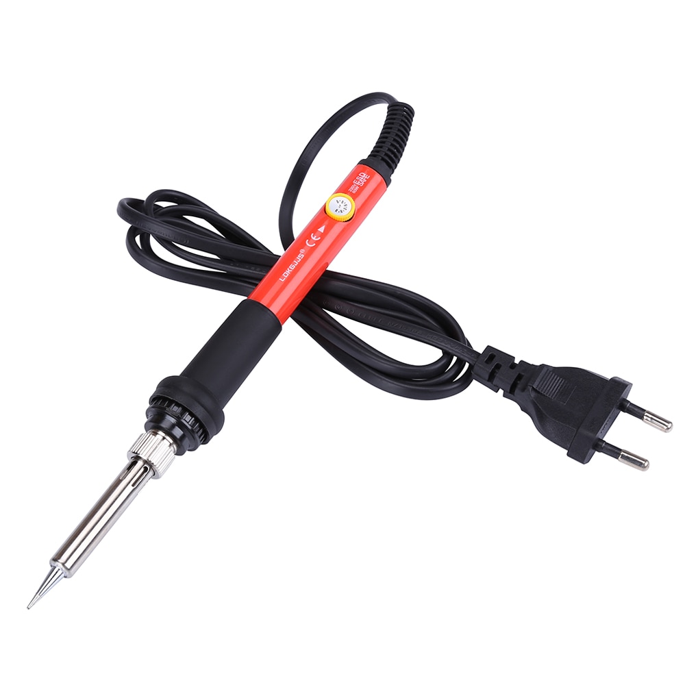 220v eu justerbar temperatur elektrisk lödkolv 60w svetslödkolv reparationsverktyg