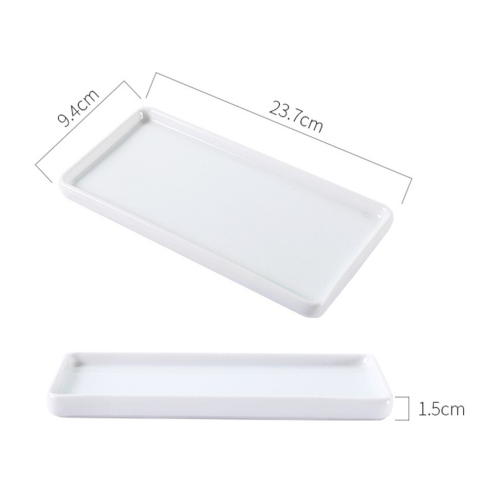 1Pc Porselein Trays Badkamer Keramische Base Opslag Trays Sanitaire Opslag Pallet Delicate Badkamer Benodigdheden Tandenborstel Keramische Ba