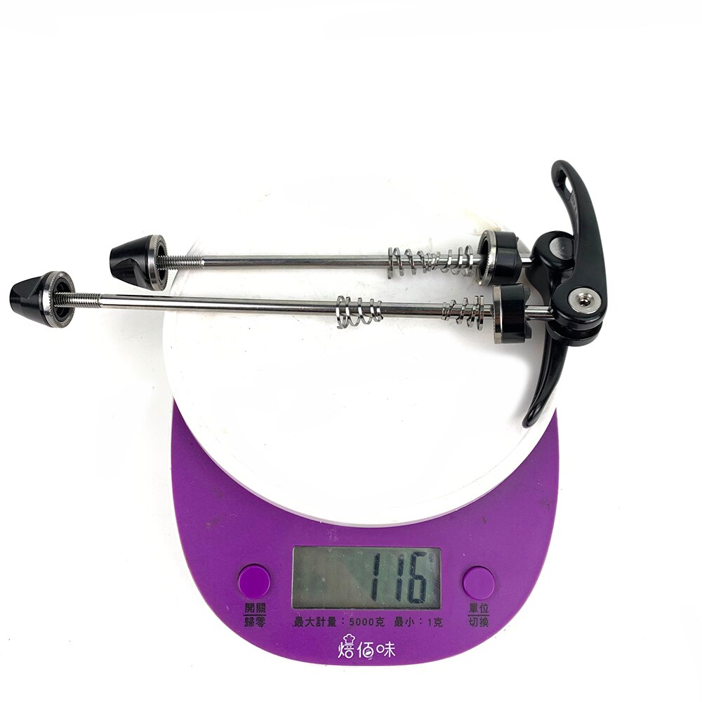 Alloy Bike wheel Quick Release Front 100mm Rear 130mm Wheel Hub 116g /pair Skewers QR ForRoad Bicycle Skewer