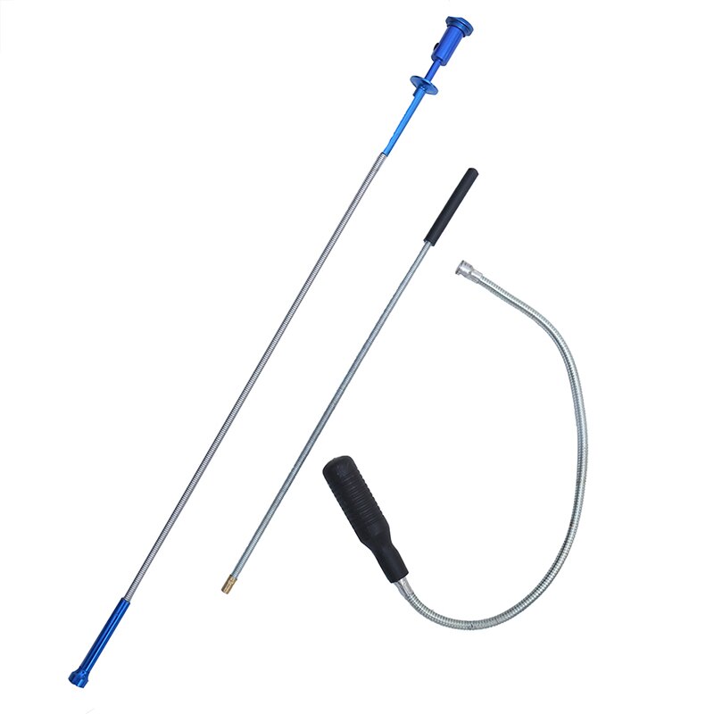 Hand Tools Magnetic Claws Pick Up Tool Magnet Long Reach Spring Grip Grabber Flexible With LED light