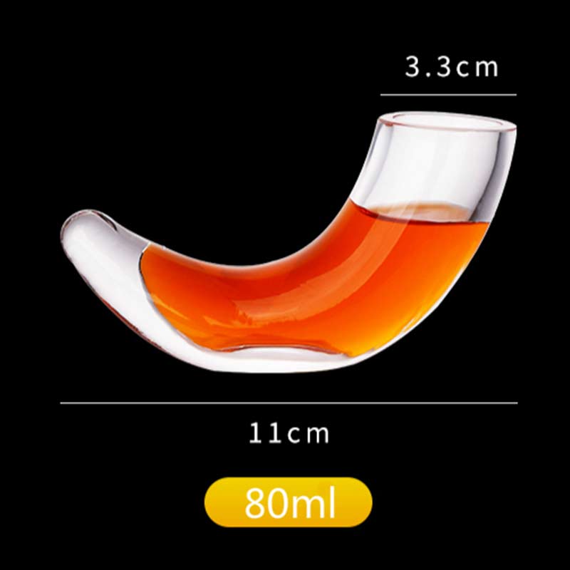 2 st horn cocktailglas kristall transparent sprit sprit vodka snapsglas bar klubb fest vinglas 80ml drinkware
