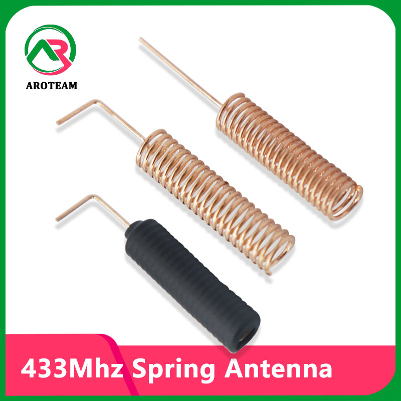 100Stck 433MHz Lora Antenne - 2~3dBi gewinnen - Interne Kupfer Helikal Antenne - IP67 Wasserdicht - Signal Booster