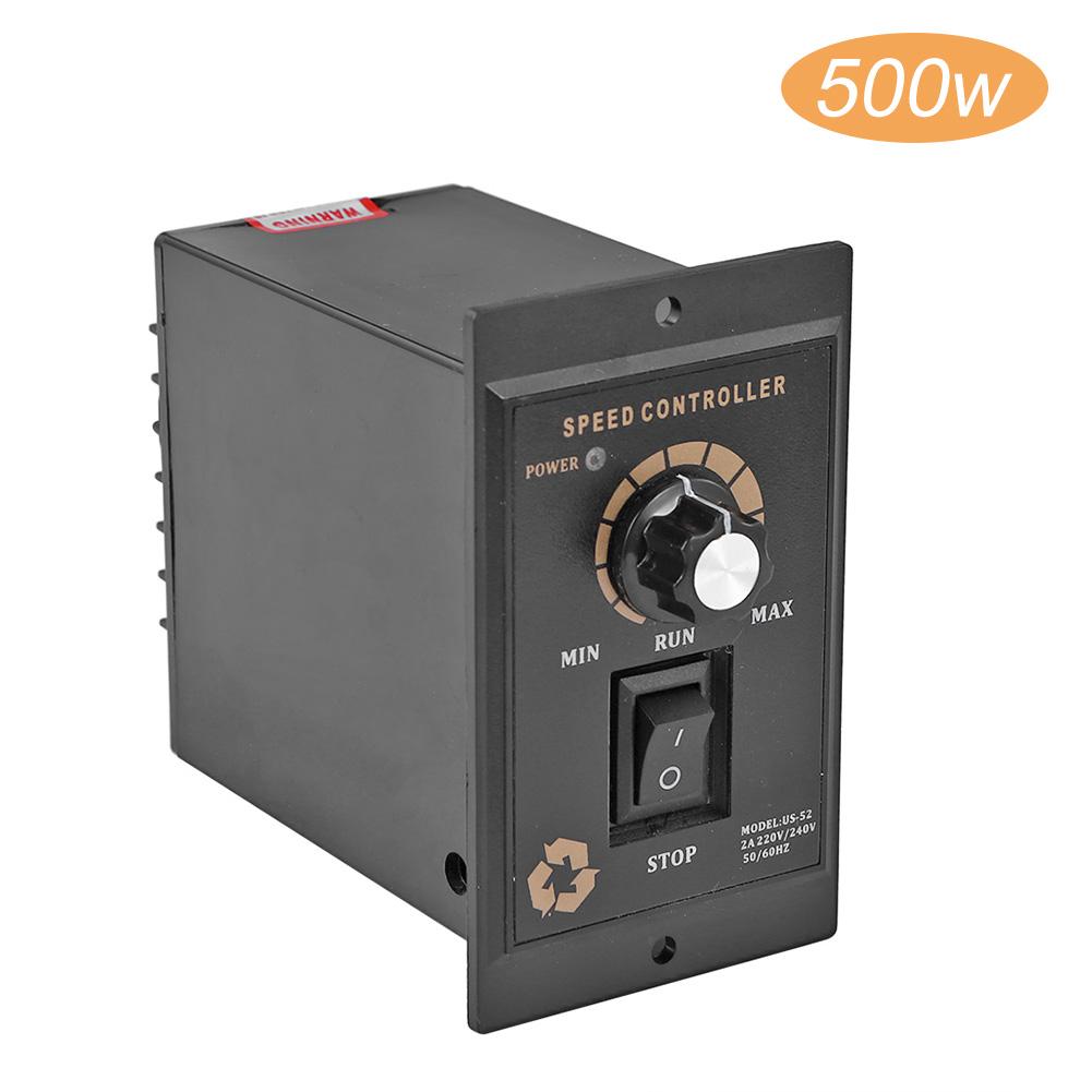 Ac 220v motorhastighedsregulator fastslå motorstyring fremad bagud: 500w