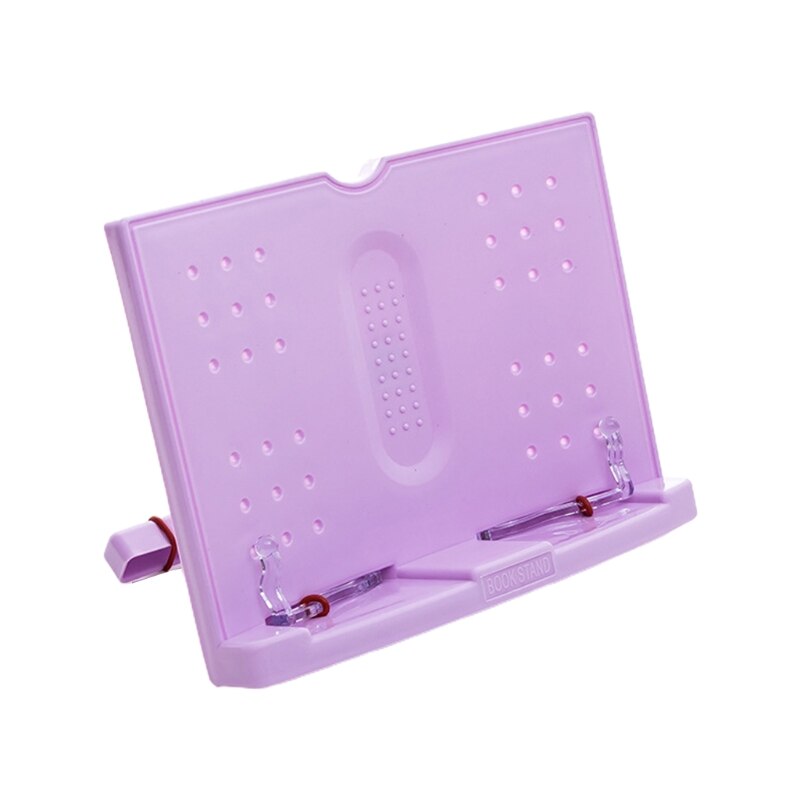 Brand Foldable Reading Book Holder Bookend Music Score Recipe Shelf Folding Holder Bookstand Cookbook Organizer: LP