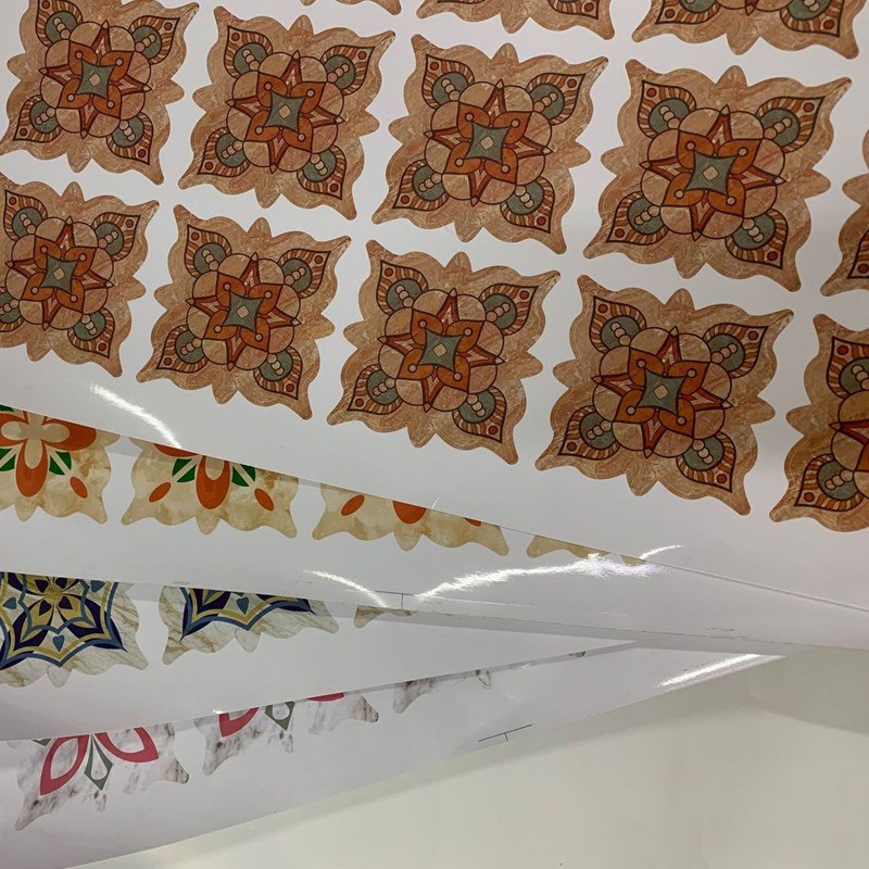 15pcs stickers for ceramic tile tile diagonal paste sticker home decor wall decoration tile stickers