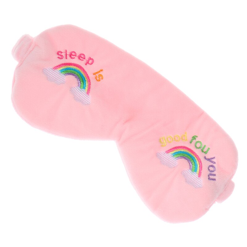 Masque pour les yeux de sommeil couverture pour les yeux ombre Patch pour les yeux multi-usage maquillage bandeau broderie velours bandeau pour les cheveux doux Portable bandeau