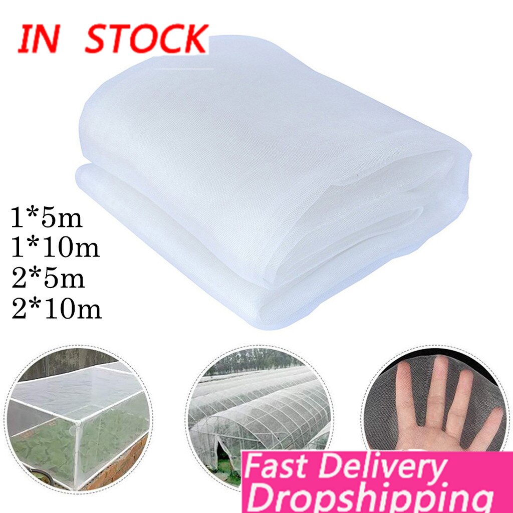 Bug Insect Bird Net Barrier Vegetables Fruits Flowers Plant Protection Greenhouse Garden Netting Garden Net 3x10m