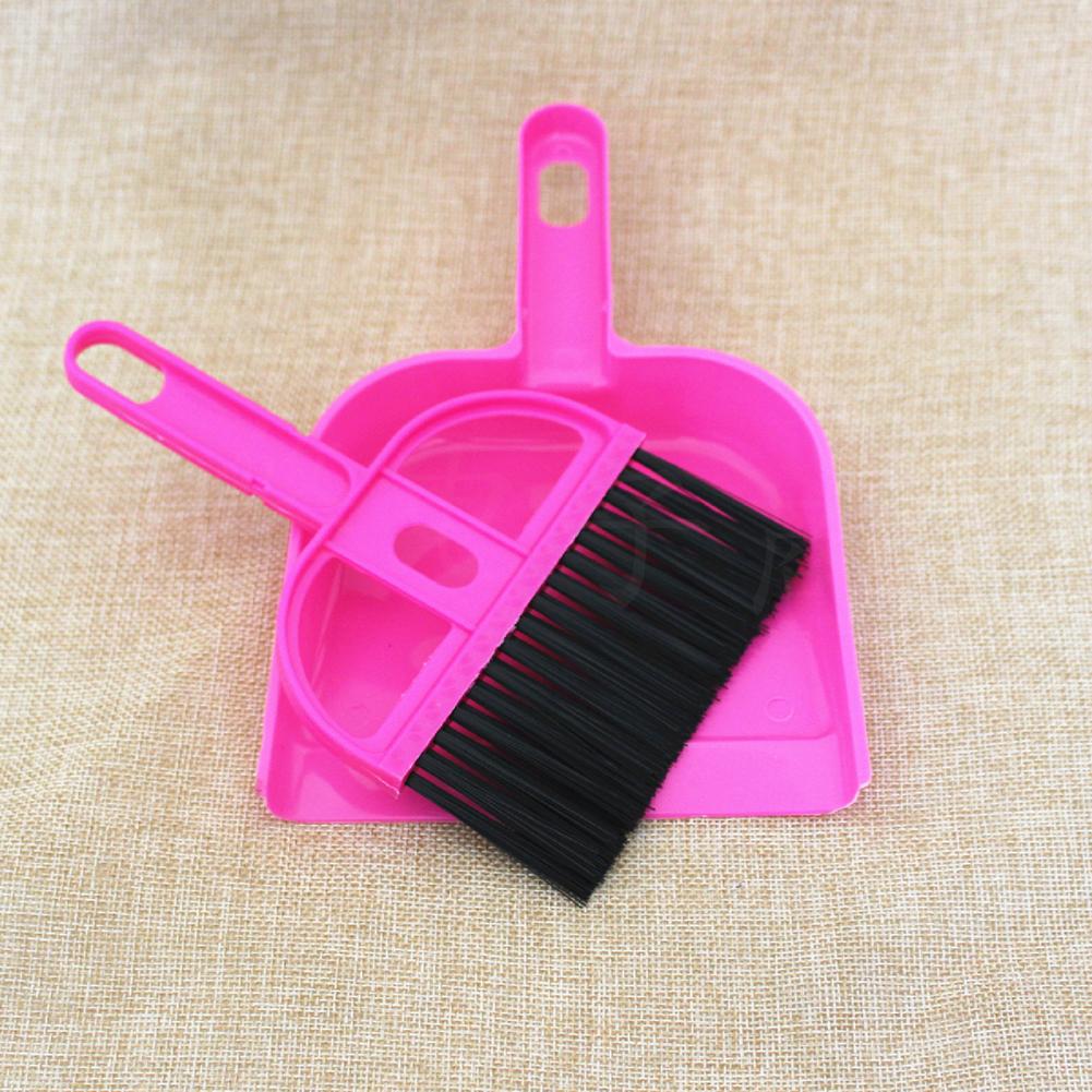 1Pcs Practical Mini Plastic Cleaning Sweeper Dustpan Broom Set Pets Home Cleaning Tools Small broom Pet Cleaning Products