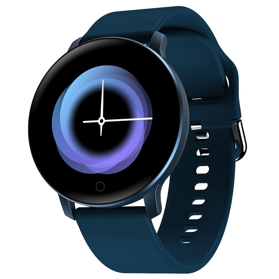 X9 Smart Horloge Vrouwen Mannen Waterdichte Smartwatch Luxe Bluetooth Sport Horloge Hartslag Fitness Klok voor Android IOS Telefoon: indigo