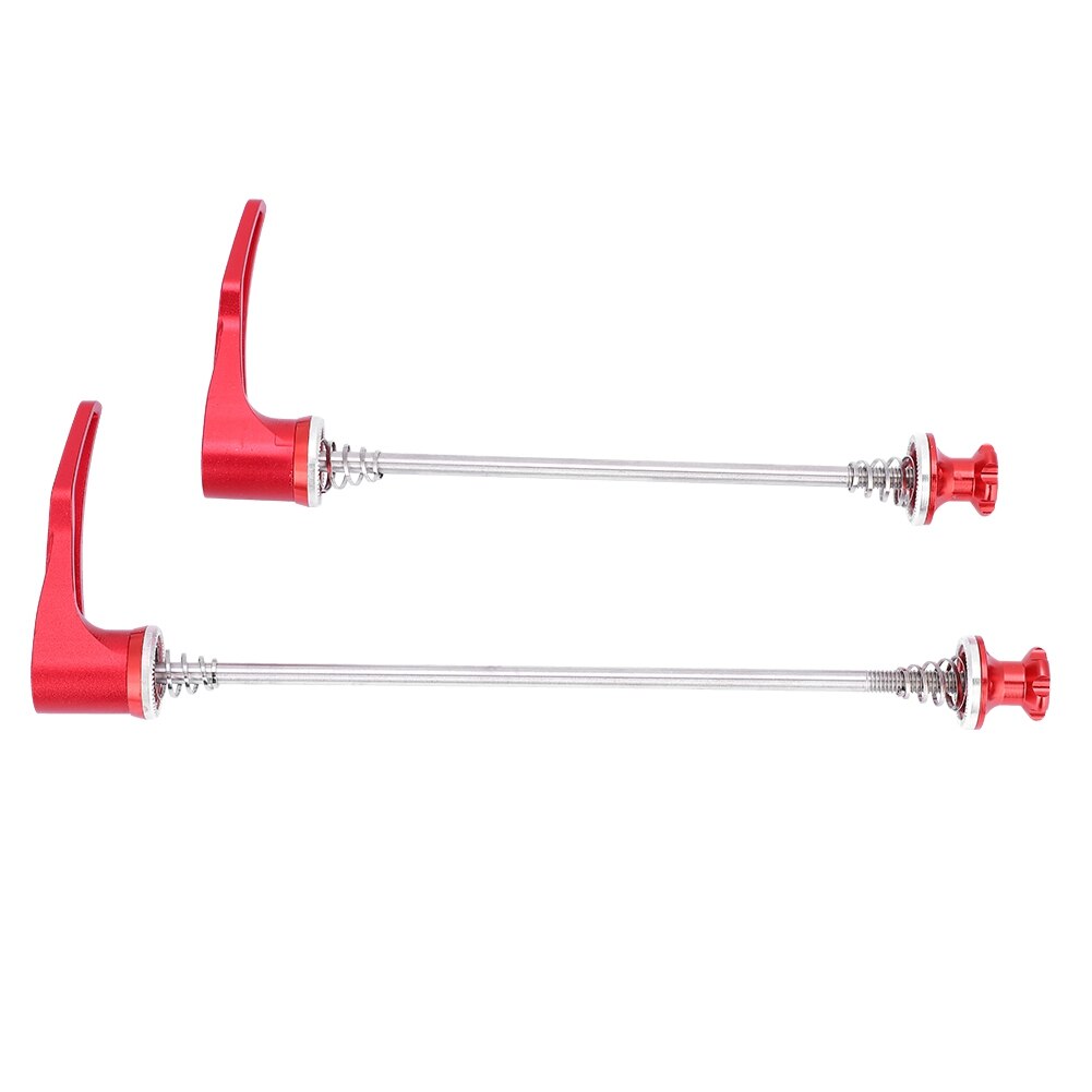 Titanium Alloy Bicycle Quick Release Skewer Lever For Mountain Bike Road Bicycles 100/135mm Wheel Hub Lightweight Quick Skewers: Red mountain bike
