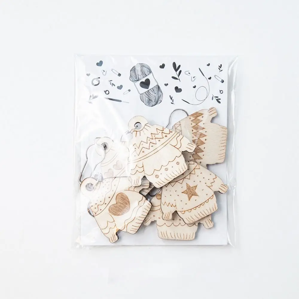 Flower Stitch Markers, Alloy Enamel Crochet Stitch Marker Charms Locking Stitch Marker DIY Handmade for Knitting: Orange