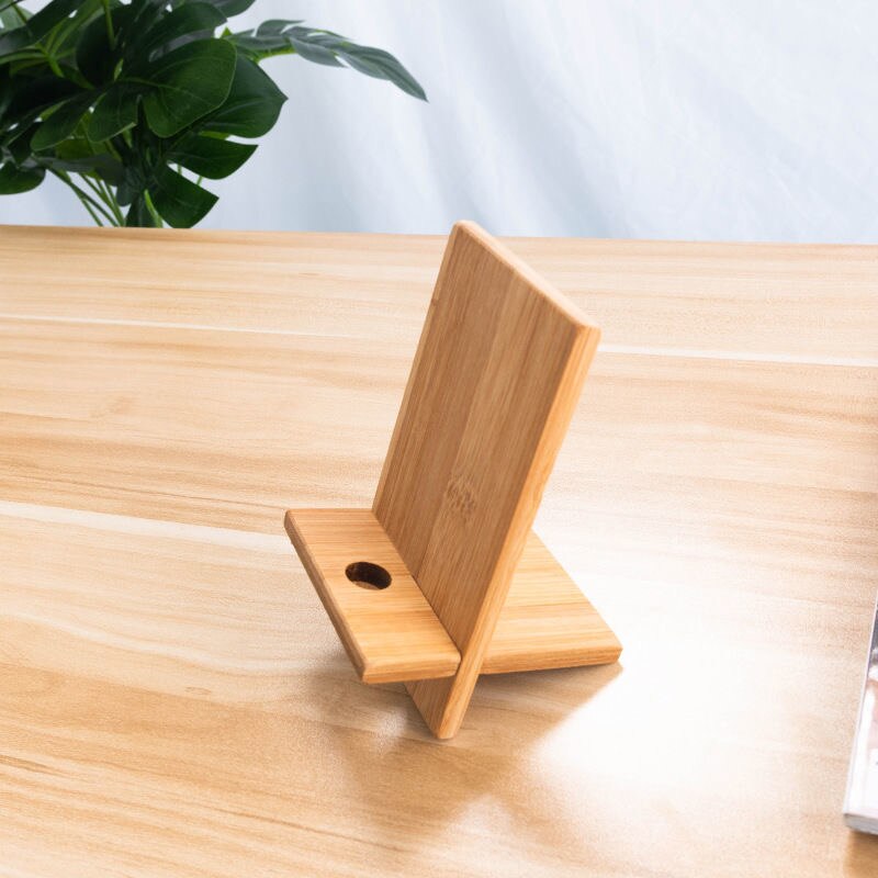 Houten Telefoon Houder Stand Mobiele Smartphone Ondersteuning Tablet Stand Voor Bureau Mobiele Telefoon Houder Stand Draagbare Mobiele