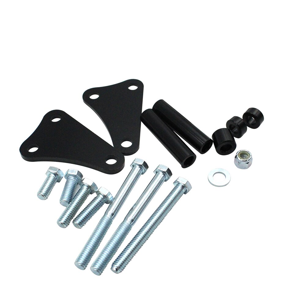 For Chevy Big Block Power Steering Pump Bracket Black Long/WP 396 427 454 502#3833