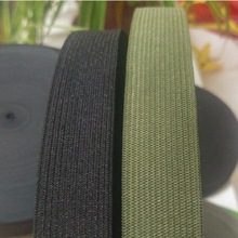 1 "25mm Breedte Zwarte Olijf Nylon Spandex Elastische Singels Tapes Band 5 m/Roll DIY naaien Kleding Tassen Outdoor Sport